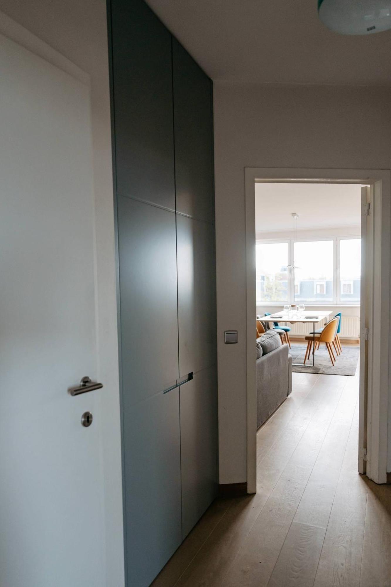 Zonnig Appartement Met Prachtig Uitzicht Op A+Locatie Antwerp Luaran gambar